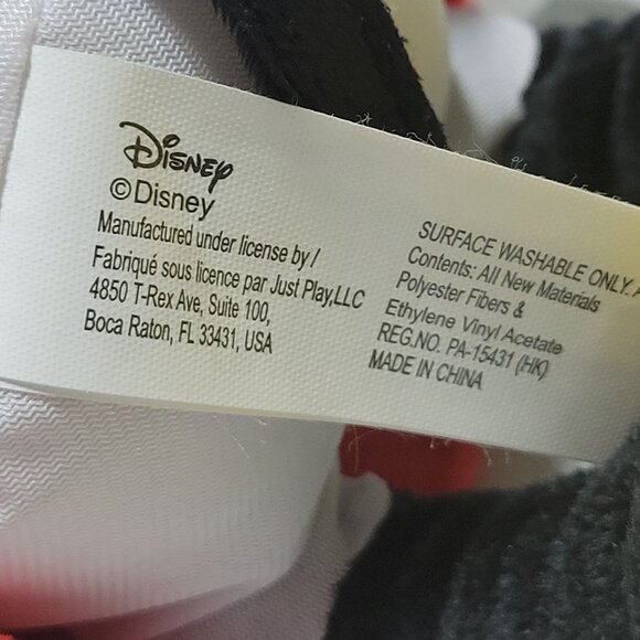 Disney Minnie Mouse 16 inch Plush Red Polka Dot Dress Bow Stuffed Animal Toy - Picture 5 of 6